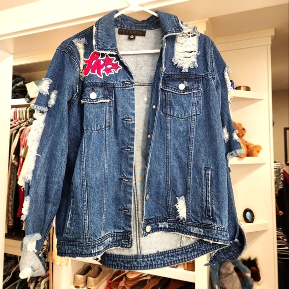 Jackets & Coats | Riped And Tattered Jean Jacket | Poshmark